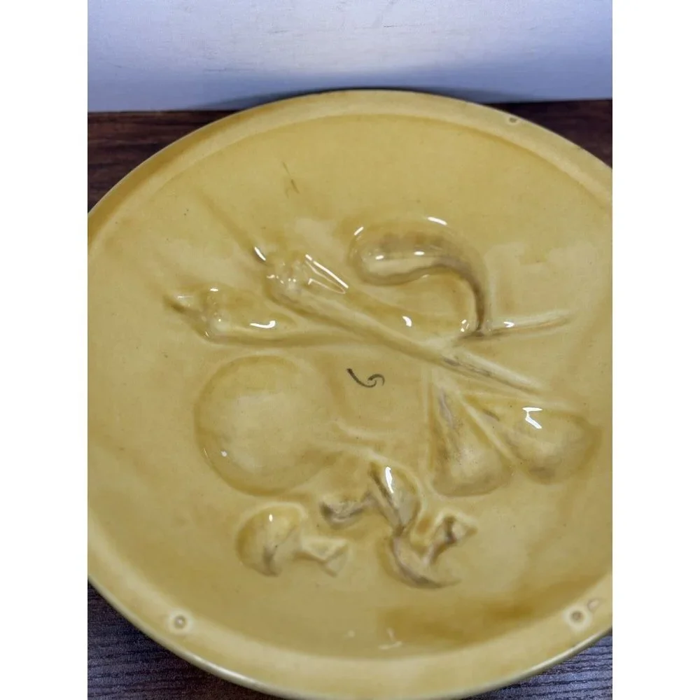 Vintage Los‎ Angeles Potteries Ovenware Harvest Mushrooms Dish Ware 1971 USA